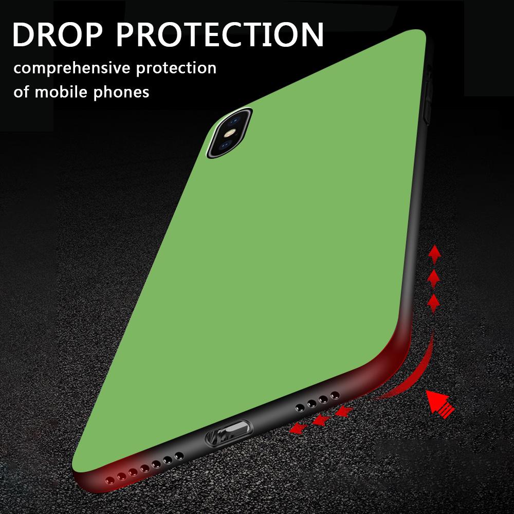 Сплошной цвет простой мягкий чехол для телефона противоударный силиконовый защитный чехол из ТПУ для Xiaomi Redmi