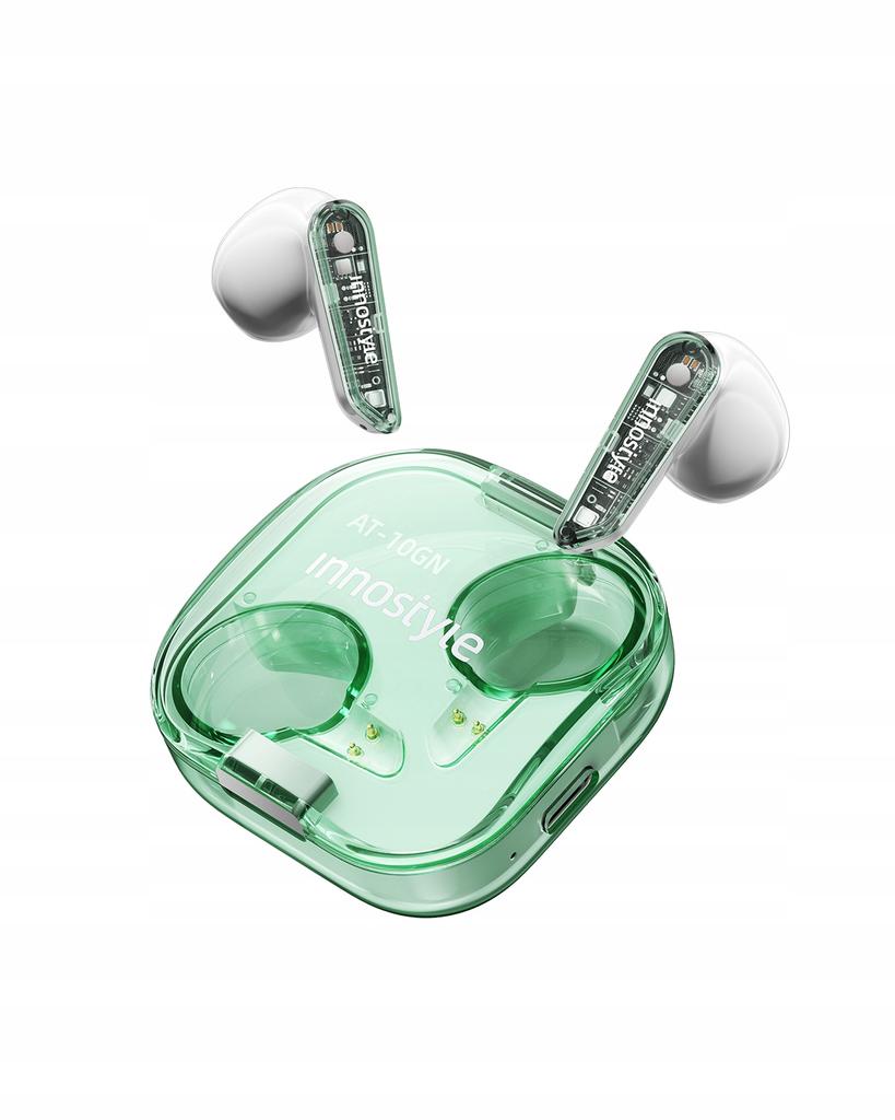 Innostyle Słuchawki Bezprzewodowe Douszne Bluetooth V5.3 Z Mikrofonem Etui