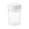 Salad Jar with Condiment Cup Lid On The Go Container 2 Compartments Clear Tight Sealing Food