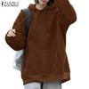 Womens Casual Long Sleeve Pullover Hoodies