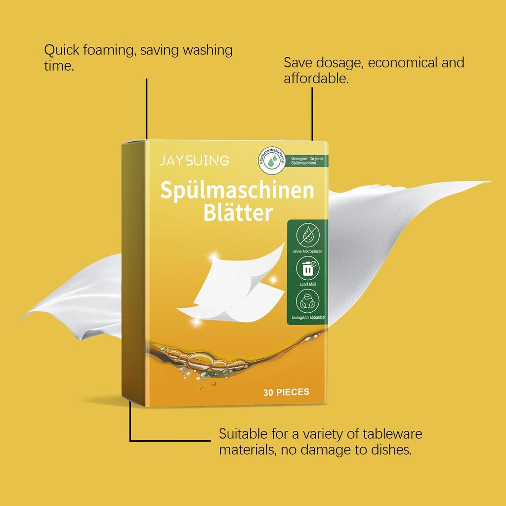 Dish Detergent Tablets Kitchen Dish Degreasing & Degreasing Fresh Gentle Dishwashing Dish Cleaning Tablets