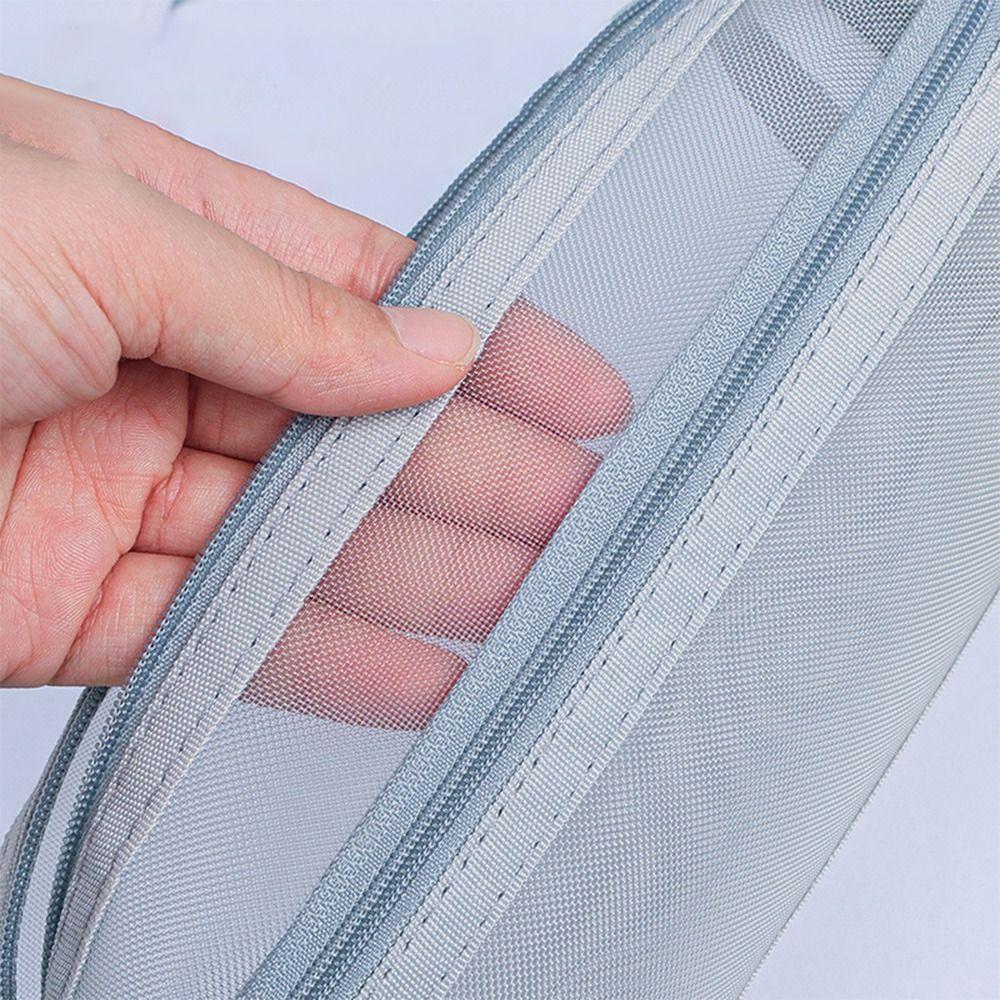 Сетчатый пенал Прозрачная косметичка Новые прозрачные пеналы Школьные офисные принадлежности