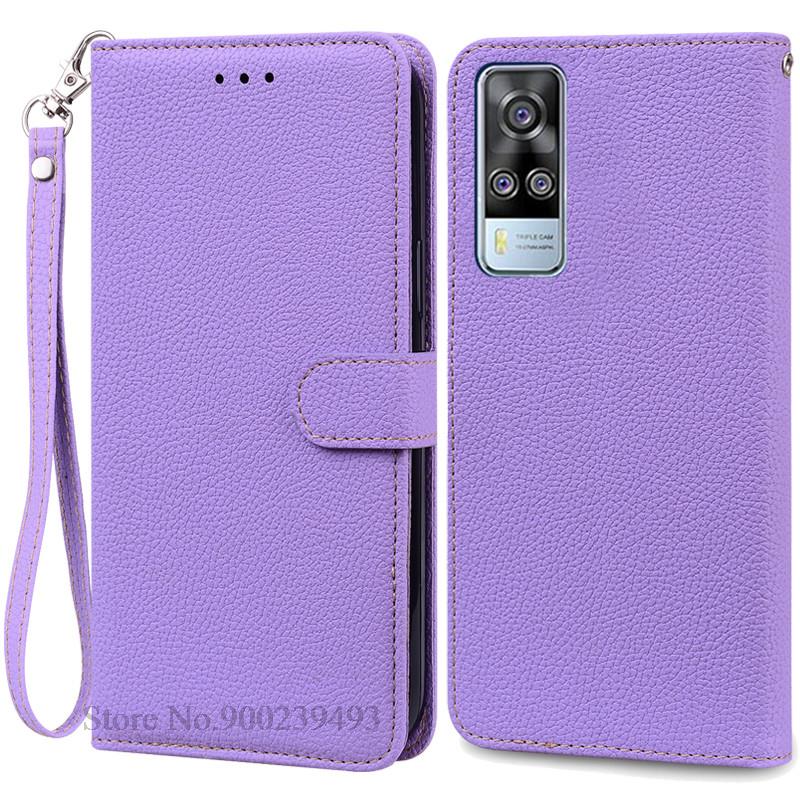Для Vivo Y31 2021 Чехол V2036 Чехол-книжка с кошельком Для Vivo Y51 Y51A V2030 Y 51 31 Чехол VivoY31 Для Vivo Y33 Y53S 4G Мягкая обложка Funda