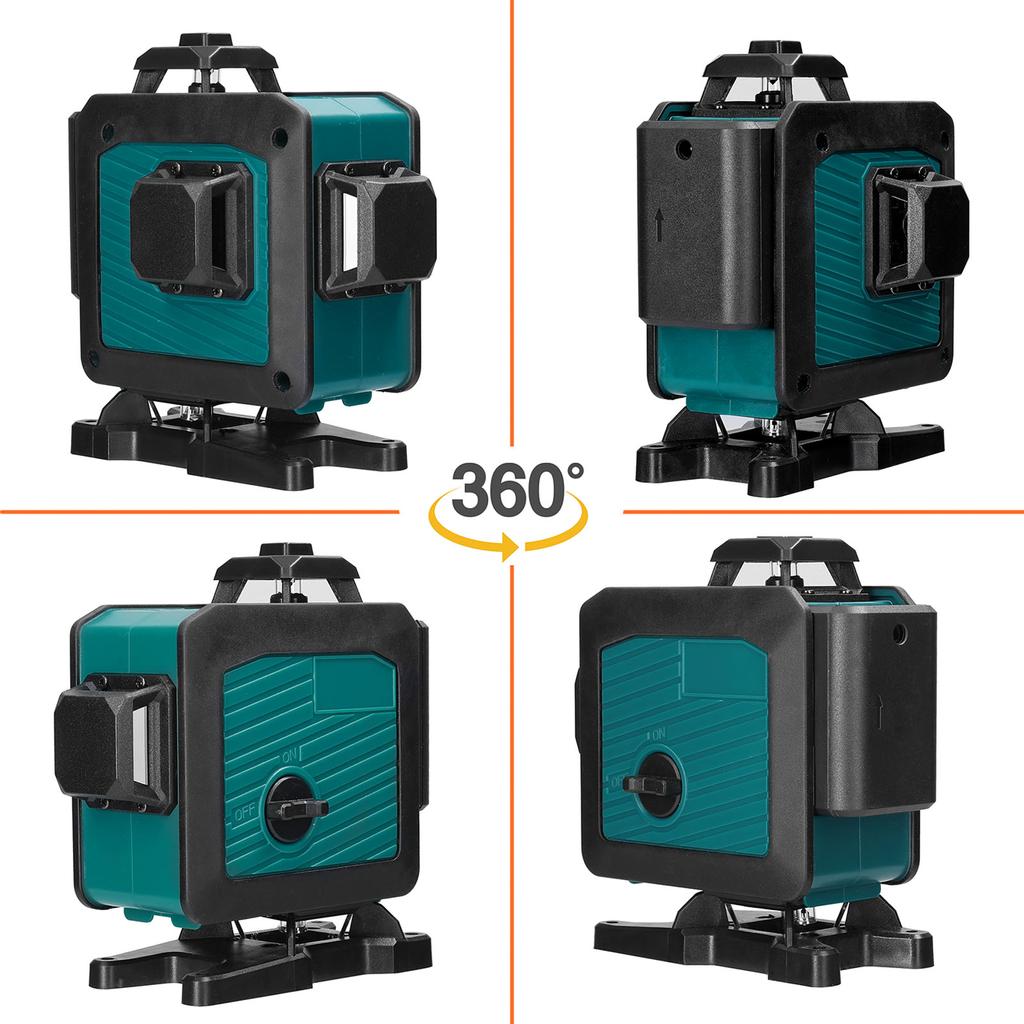 Multifunctional 16 Lines Laser Level 3 Degrees  Selfleveling Function Leveling Tool Omnidirectional Ground