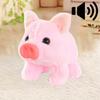 Маленькая плюшевая свинка, электронная игрушка, ходит и говорит, для игр и обучения детей