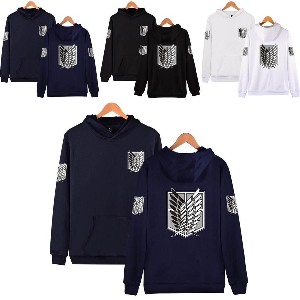No Kyojin Attack On Titan Wings Hoodie Cozy Pullover For Ultimate Comfort**