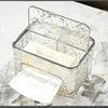 Transparent Paper Box Creative Napkin Storage Box Desktop Decoration Tissue Box  Toilet