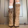 Pointed Toe Women Boots Sexy High Heeled Designer Knee High Shoes  Winter Fashion Chelsea Boots New Pumps Dress Mujer Botas