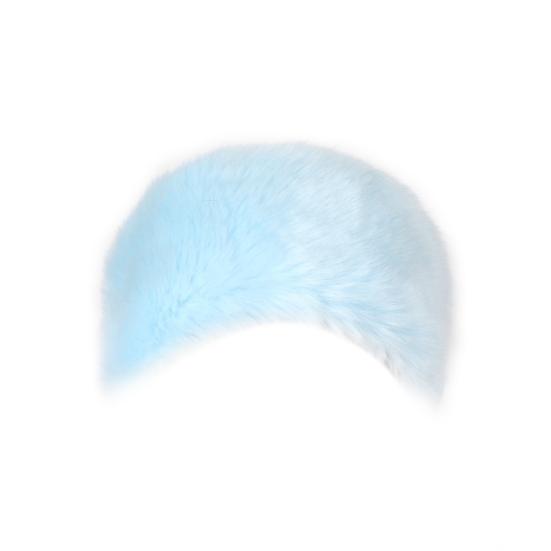 Женская повязка на голову, цветная универсальная утолщенная тюрбан из искусственного меха, широкая шапка для катания на лыжах