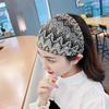 Sweet Wide Side Mesh For Girls Wash Face Women Hairbands Korean Head Wrap Lace Headband Leaves