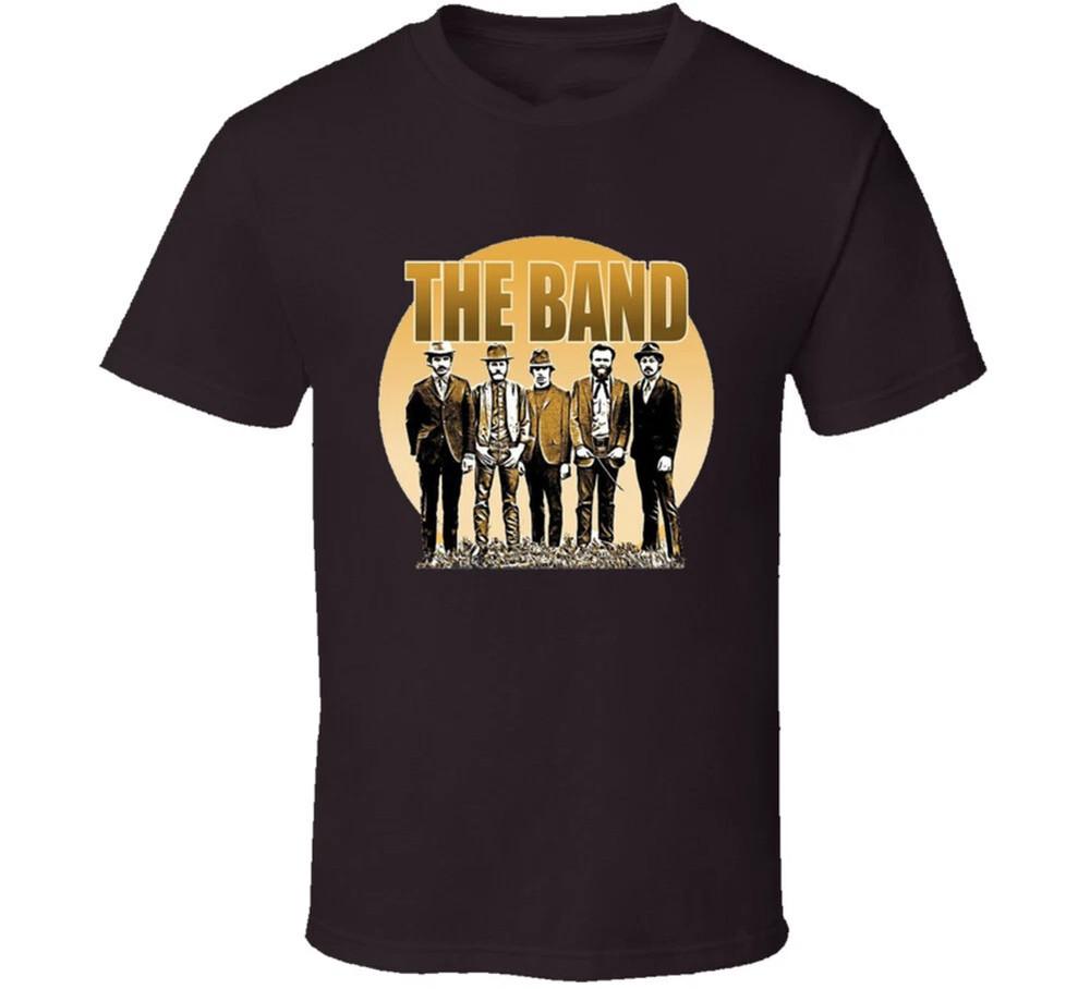 Новая Мужская Футболка The Band черная Размер Хлопок S-6XL Унисекс Футболка