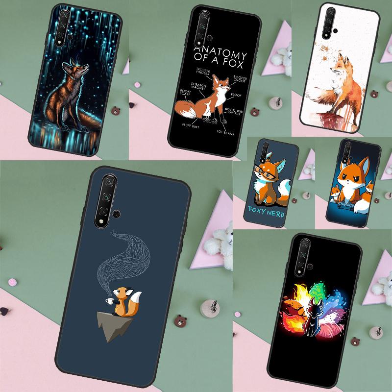 Anime Funny Fox For Huawei Nova 7i 3i 8i 11 12i 10 9 SE Y60 Y61 Y70 Y72 Y73 Y90 Y91 P20 P30 Pro P40 Lite Case