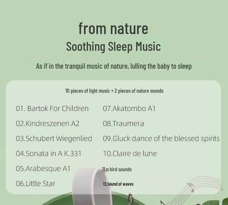 Детская успокаивающая игрушка-музыкальный плеер в виде совы для кроватки, 0-3 года