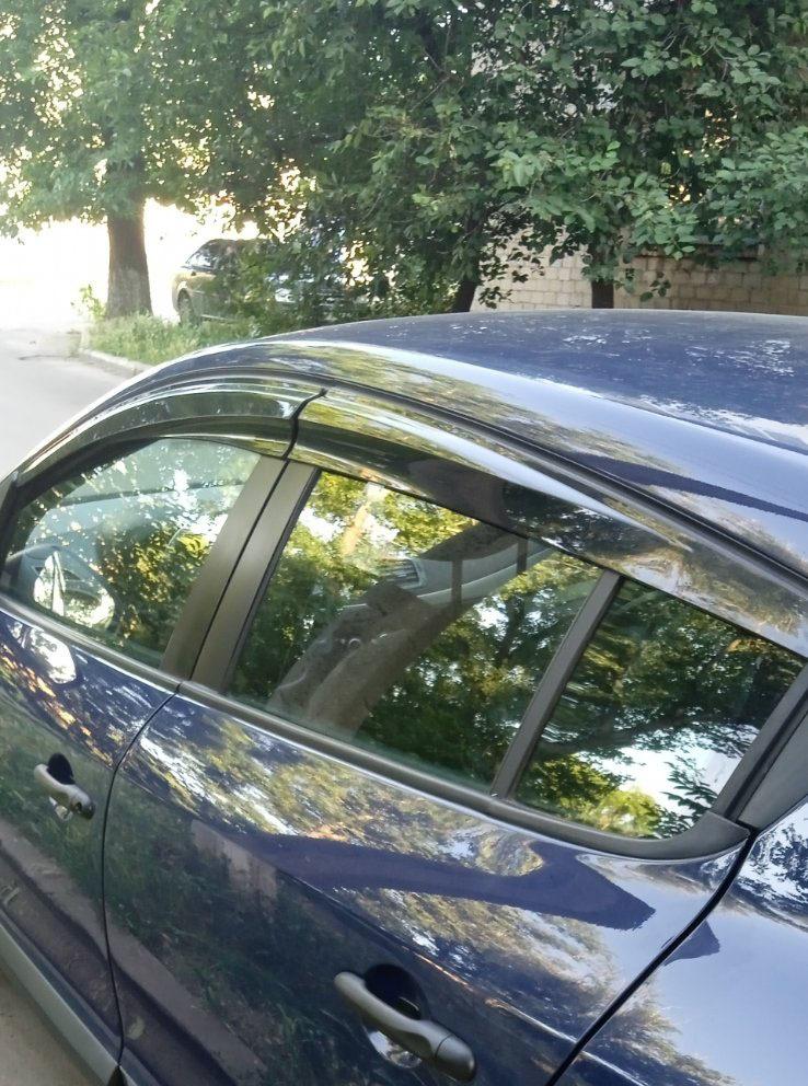 Ветровики HB (4 шт, Sunplex Sport) для Renault Megane III 2009-2016 гг