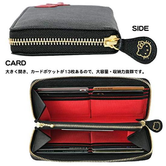 Женский длинный кошелек Hello Kitty на молнии с лентой, 12160 (розовый)