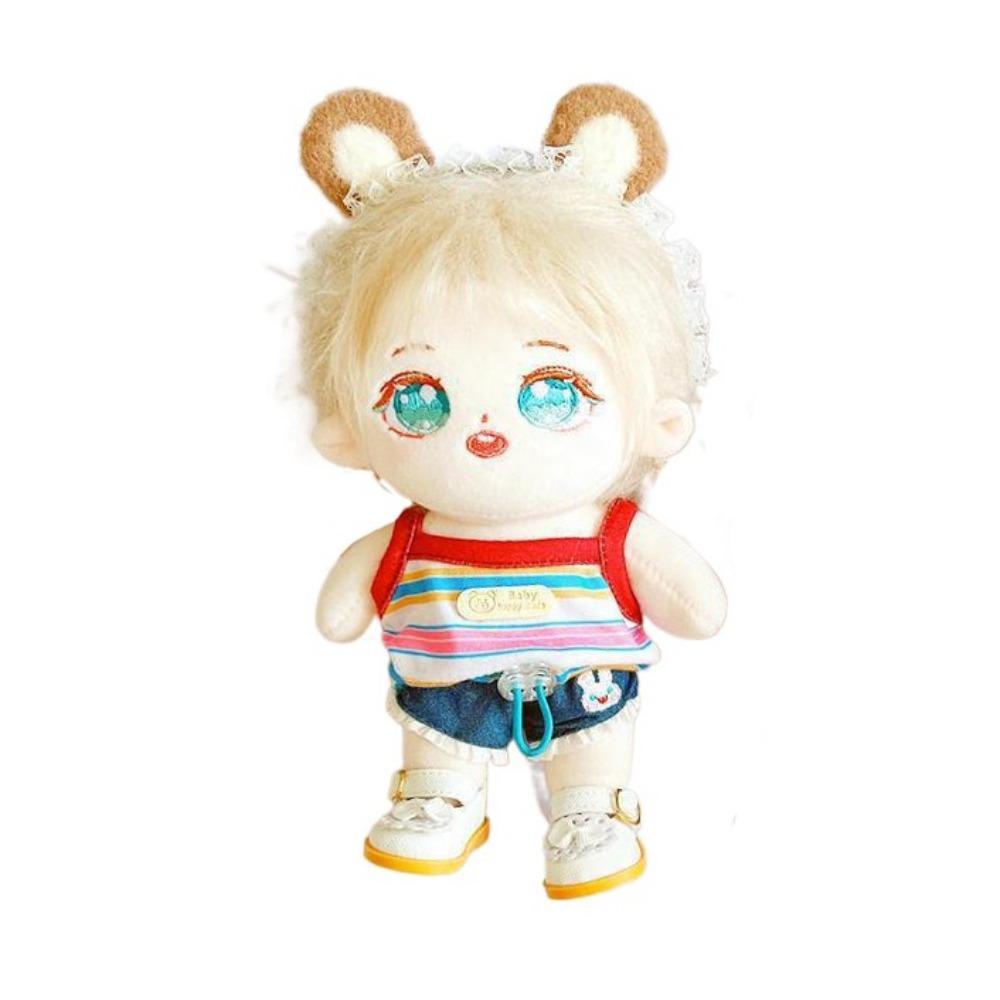Colorful 20CM Cotton Doll Clothes Pajamas Plush Doll Toys Cloth  Stuffed Dolls