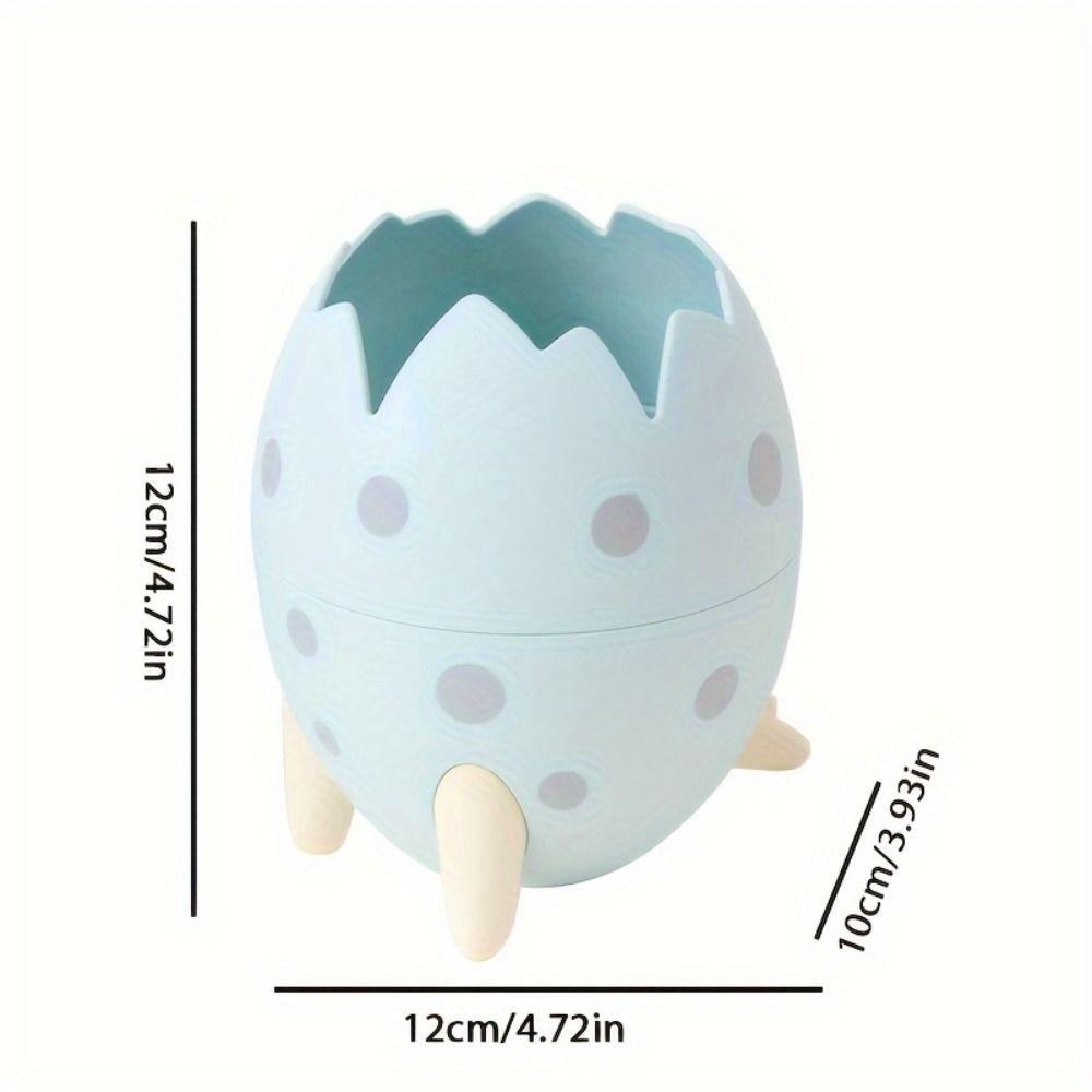 Egg Shape Pen Holder Creative Stationery Storage Box Pencil Case Kids Boys Girls