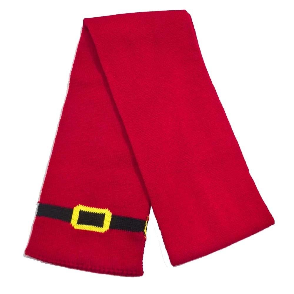 Plush Pom Xmas Beanie Thermal Yarn Knitted Holiday Scarf Santa Claus Beanie Family Gathering