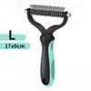 Pet Hair Removal Comb Cat Dog Brush Pet Hair Grooming Tool Puppy Hair Shedding Combs Pet Fur Trimming Dematting Deshedding Brush