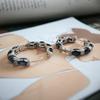 Серебряные серьги с натуральным сапфиром 12.763ct, фианитами (2202660)
