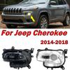 Для Jeep Cherokee 2014 2015 2016 2017 2018 Передний бампер Фара Галогенная или Ксеноновая Фара Дневной свет Сигнальный фонарь Автомобильный свет