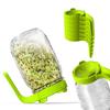 Green Sprouting Lids Plastic Mason Jar Lid Food Grade Sprout Maker For Wide Mouth Mason Jars