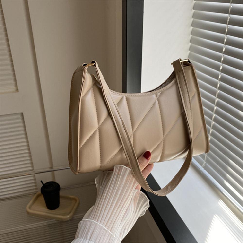 Черная Модная Женская Сумка на Плечо Модные Кожаные Сумки Crossbody Маленькие Сумки с Ручкой Шоппер Клатч