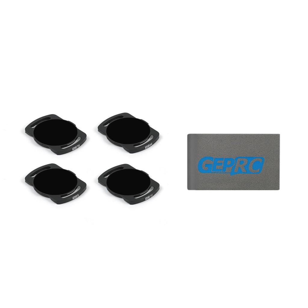 GEPRC O3 Air Unit ND Filters lens ND8 ND16 ND32 CPL Lens Filter Set Aluminium Alloy Frame for O3 Air Black Action Camera CPL Len
