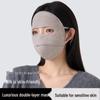 2025 Women's Silk Wool Full Face Winter Mask - Thickened, Windproof, Coldproof for Cycling
