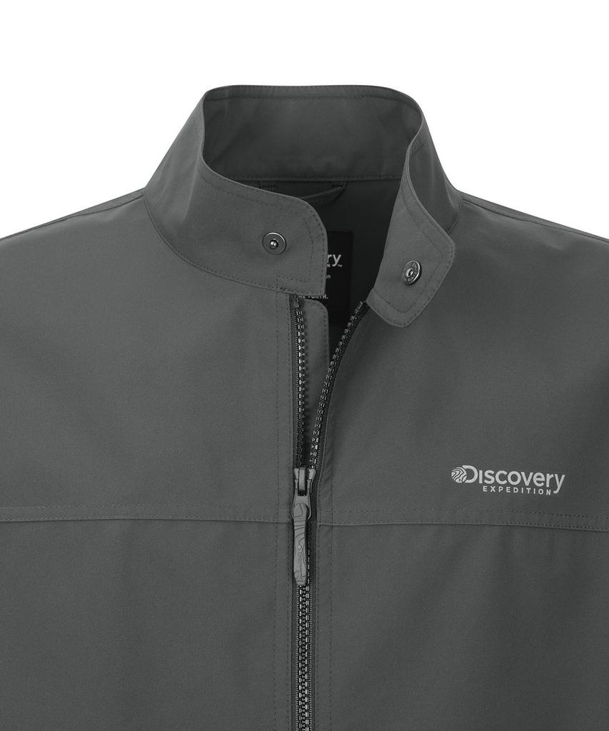 Мужская ветровка Discovery Expedition Vertex 3L с высоким воротником (Д.Грей)