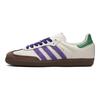 adidas Женские кроссовки Samba OG Off White Core Purple Green Brown ID8349
