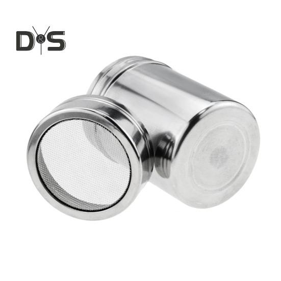 Сито для специй из нержавеющей стали с крышкой, вращающаяся крышка с мелкой сеткой, банка для приправ для перца, кофейного порошка, специй для барбекю, пищевая соль, сахарница