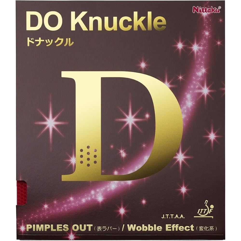 Nittaku Donacle Table Tennis Rubber NR-8572 Red Soft Spin Type