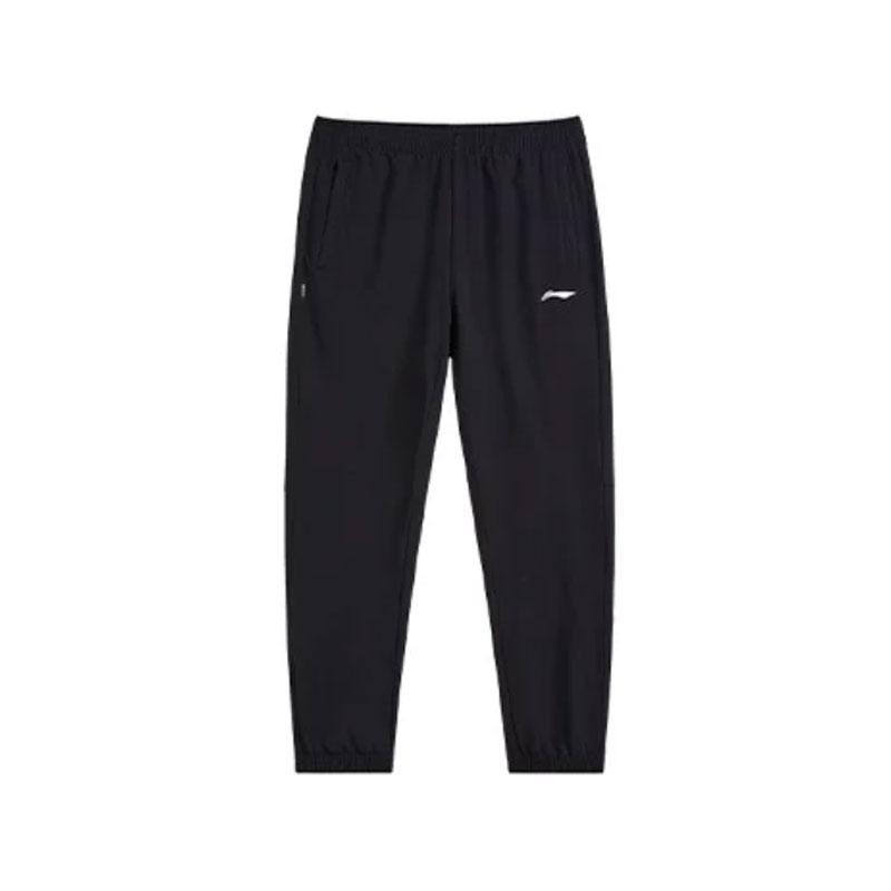 Li-Ning Модная дышащая рубашка-поло Удобные спортивные длинные брюки Повседневный комплект Женские комплекты Белый Черный W518-1+V820-1