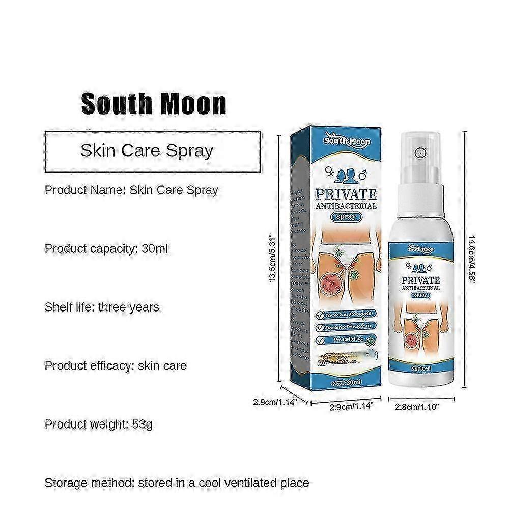 1-5X Herbal Antibacterial Intimate Spray, Anti-Itch Cooling Relief for Men Women DFmol