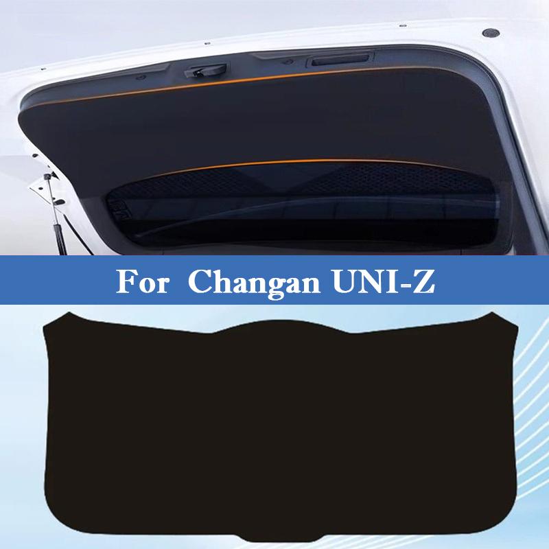 Для автомобиля Changan UNI-Z Накладка на дверь багажника от пинков Задняя дверь Защитная наклейка от царапин Коврик Аксессуары для интерьера