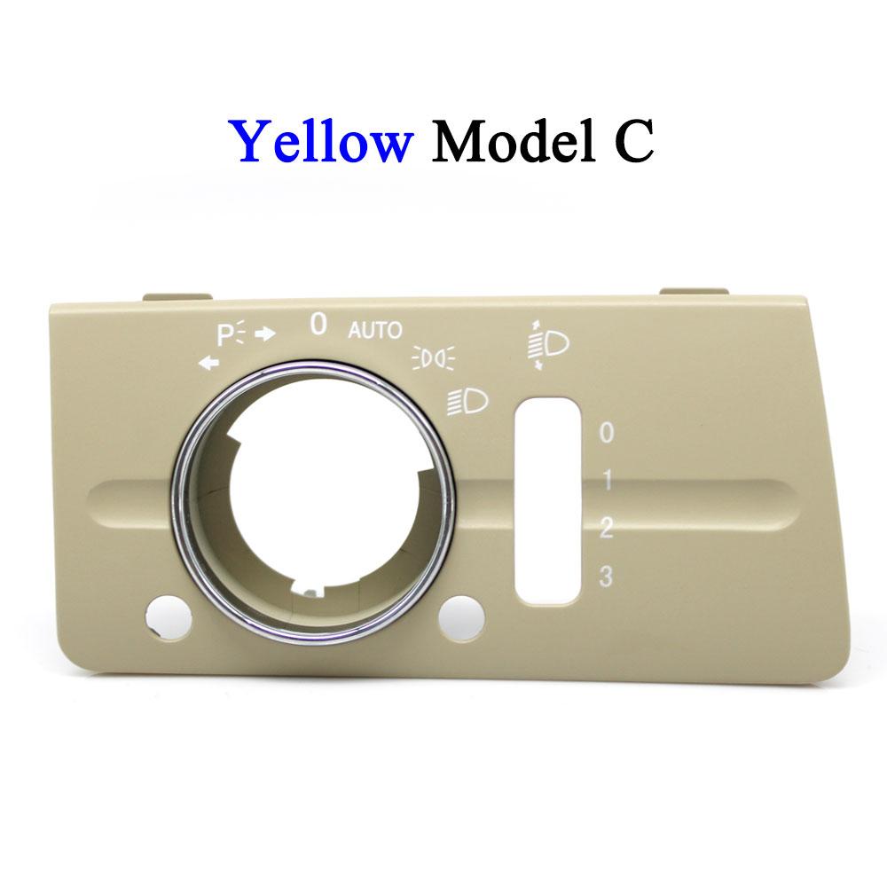 W211 Dashboard Black Beige Headlight Lamp Switch Cover Panel For Mercedes Benz E Class 320 350 550 2003 2004 2005 2006 2007 2008
