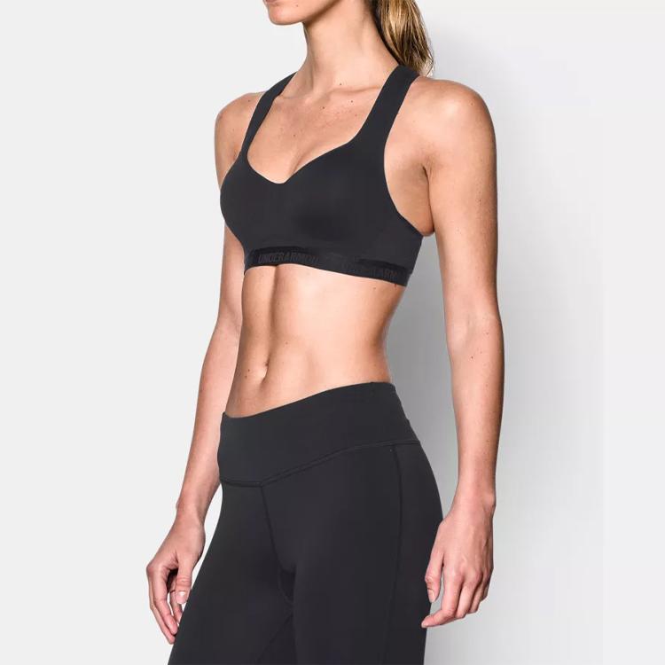 Under Armour Спортивный бюстгальтер с высокой поддержкой, повседневный, для спорта, для высокоинтенсивных тренировок, женский, черный 1259953-001