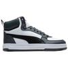 Puma Caven 2.0 Mid Casual Comfortable Durable High-Top Sneakers Unisex Sneakers Black White 392291-05