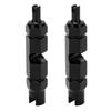 2pcs Bike American Valve Core Double Head French Valve Core Remover Wrench Repair ToolBlack