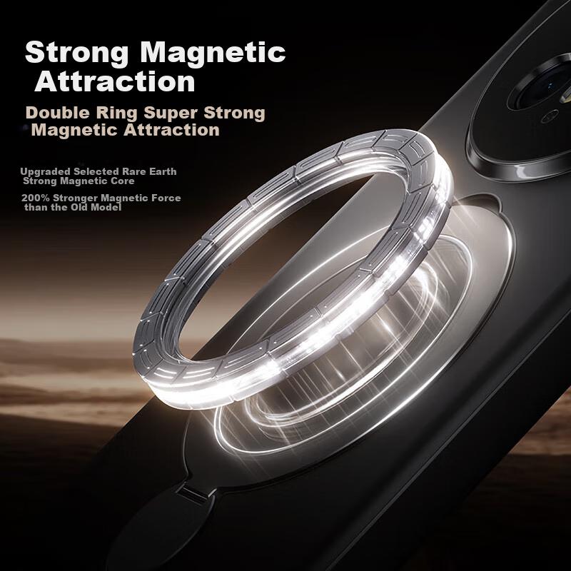 Precision Lens Full Coverage No Laser Focus ObstructionPhone Case for Huawei Mate 70 Pro, Pro+, Ultra-Thin Anti-Drop Magnetic Rotating Stand Editio