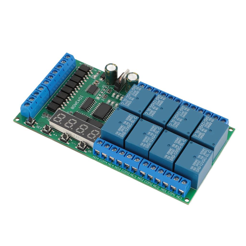Timer Delay Relay Module IO43A08 8 Channel Multifunction Loop Interlock Self Locking Momentary Bista