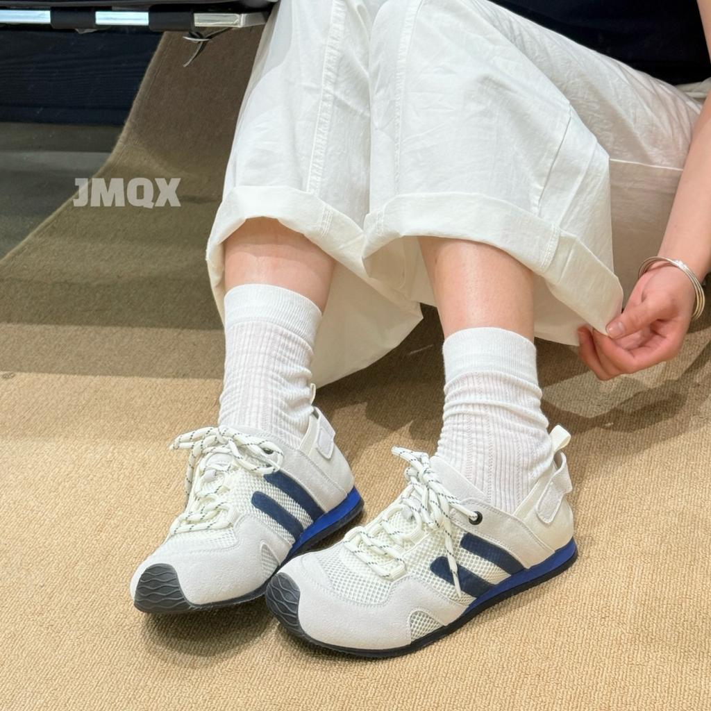 2025 new summer German training shoes women's casual sports shoes flat Forrest Gump shoes breathable ugly cute running shoes tide