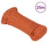152650 vidaXL Boat Rope Orange 5 Mm 25 M Polypropylene