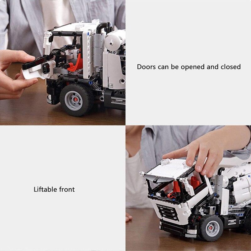 MITU Xiaomi Engineering Building Blocks Mixer Truck Car Toy Kids Christmas DIY Puzzle Lego Gift Assembly Building Bricks Mi Home