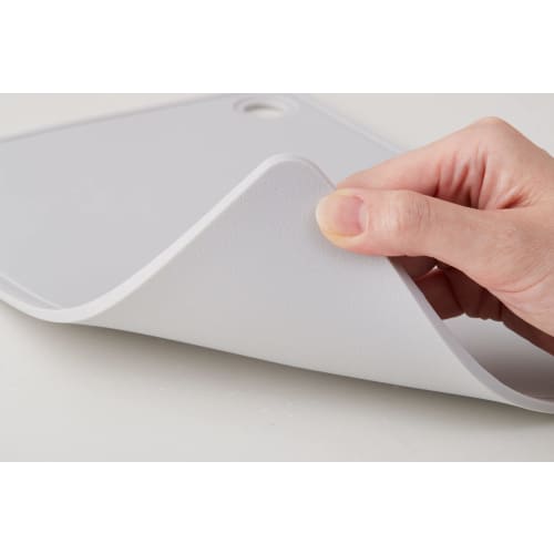 R(R) Silicone Cutting Board, Lightweight and Compact, Floating Storage, SM-812 Silicone Cutting Board, Medium, Light Gray