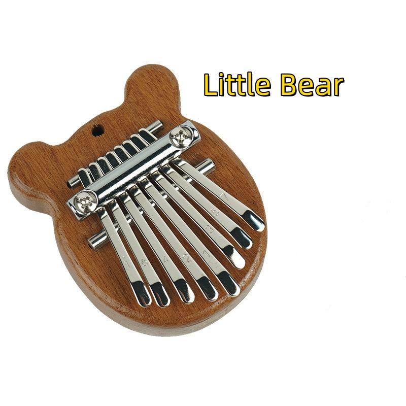 Mini Portable Wooden 8-tone Kalimba High-quality Exquisite Finger Thumb Piano Marimba Music Accessory Pendant Gift