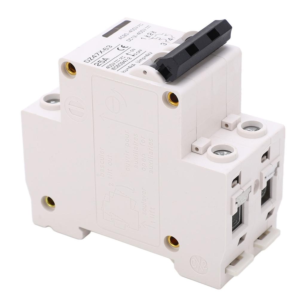 AC DC Miniature Circuit Breaker 2P 25A 400V DIN Rail Mount for Solar PV System DZ47X 63