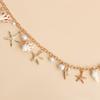 Bohemian Summer Beach Shell Waist Chain. Beach Vacation Imitation Precious Sea Star Sea Snail Pendant Body Chain