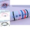 Trendy European And American Handmade Bracelet With Adjustable Evil Eye Design Perfect Gift For Couples